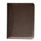 Dacasso Chocolate Brown Leather Deluxe Letter-Size Zip-Around Portfolio EI-3402 - alternate 4